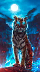 Descubra aqui os melhores papéis de parede para celular 3d e 4k disponíveis em toda a internet. Tiger Glowing Eyes 4k Wallpaper 6 452