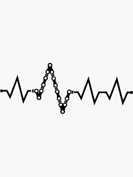 Bike Heartbeat Pulse Sticker By Pinoy Mtb In 2021 Mountain Bike Tattoo Bike Tattoos Chain Tattoo
