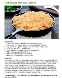 L G Cauliflower Mac Cheese Cauliflower Cheese Healthy Protein Meals Clean Recipes Fitness Mac Lean And Green Meals Lean Protein Meals Pureed Food Recipes