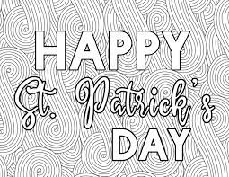 This is the perfect resource to combine. Free Printable St Patrick S Day Coloring Sheets Paper Trail Design