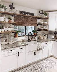 Jun 23, 2021 · if you're looking to design the modern farmhouse kitchen of your dreams, look no further than these stunning ideas. The Top 98 Farmhouse Kitchen Ideas Interior Home And Design In 2021 Small Farmhouse Kitchen Farmhouse Kitchen Inspiration Home Decor Kitchen
