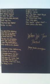 My Favorite Poem When We Two Parted Lord Byron Win My Heart Satirist Lord Byron