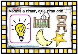 Vamos A Rimar Que Rima Con Rimas Infantiles Palabras Que Riman Actividades
