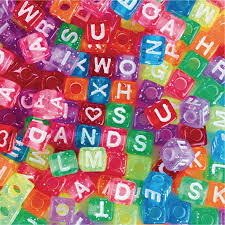 Alphabet beads also as word beads or letter beads,zsupplies supply 300+ styles,30 days money back guarantee. Amazon Com S S Worldwide Glitter Alphabet Beads 7mm Beads 4mm Hole Over 500 Beads Arts Crafts Sewing