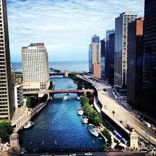 Chicago River To Lake Michigan Beautiful Chicago River Around The Worlds Lake Michigan