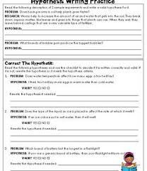 Writing A Hypothesis In The Scientific Method Lesson Act Science Teaching Resources Physical Science Lessons Scientific Method