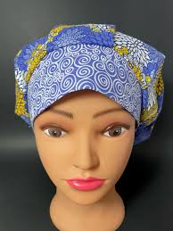 Violet and Yellow Surgical Cap OR Surgeon Hat RDH Dental Nurse Techs Vet  Chemo Medical Scrub Hat CST Rockybottomdesigns Violet Swirls