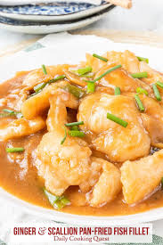 Ginger And Scallion Pan Fried Fish Fillet Recipe In 2020 Pan Fried Fish White Sauce Recipes Recipes