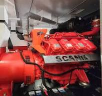 China 1000kw two Scania engines inside one 20ft container ...