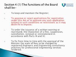 Registration of engineers regulations 1990 ( revised 2015). Chapter 2 Engineering As A Profession Ppt Download