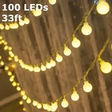 Torchstar Led Globe String Lights Waterproof Outdoor String Lights Extendable Christmas Lights For Party Garden Patio Bedroom Dorm Warm White Walmart Com Walmart Com