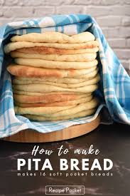 Easy Homemade Pita Bread Bread Machine Recipe Makes 16 Recipe In 2020 Recipes Homemade Pita Bread Homemade Bread Recipes Easy