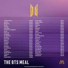 Purchases of the collaboration's merch will come with photocards. Mcdonald S Bringt Bts Menu Auf Den Markt Korea Net Mobile Site