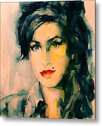 Tears Dry On Their Own Metal Poster by Laur Iduc