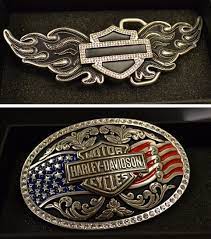 Harley Davidson Crystal Flame Buckle And The Patriot Buckle Harley Davidson Harley Harley Dealer