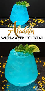 Wishmaker Aladdin Cocktail Is A Fruity Drink Recipe That All Adults Will Love Whether Drinks And Cocktails 2020 Mavi Icecekler Icki Icme Kokteyller