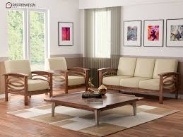 Shop 5 seater sofa set designs from ⭐5 seater wooden sofa sets⭐5 seater l shape sofas & more. Sisak Wooden Curved Handles 5 Seater Sofa Brown Decornation
