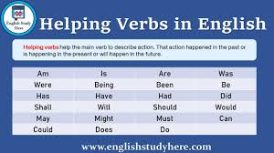Helping Verbs In English English Study Here Helping Verbs English Verbs English Study