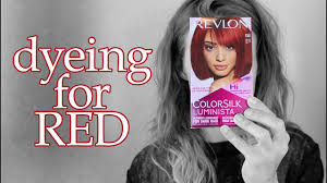 dyeing for revlon colorsilk luminista 150 red