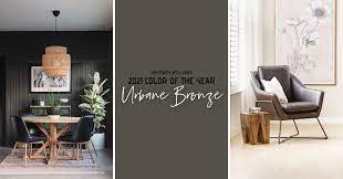 The house we just sold had revere pewter (bm) walls, windfresh white (sw) trim and cabinets, and urbane bronze (sw) doors (nice tall 8' doors which really popped with the dark color) and island. Bronze Is The New Black The 2021 Color Of The Year Is Announced Talktotucker Com