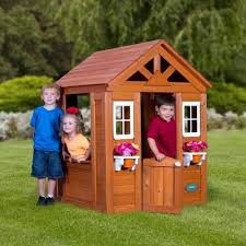 Backyard Discovery Timberlake Cedar Wooden Playhouse Ravage Deals Detskie Igrovye Domiki Igrovye Domiki Igrovaya Ploshadka Na Zadnem Dvore