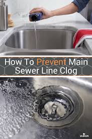 How To Fix A Main Sewer Line Clog 6 Simple Steps To Prevent It Sewer Line Cleaning Plumbing Clogs Plumbing