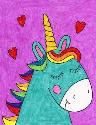 Easy to draw cartoon characters,easy patterns to draw girl,easy to draw cool things,easy to draw wolf face,things to draw when bored is that easy,easy unicorns to draw pink. Easy Unicorn Drawing Art Projects For Kids