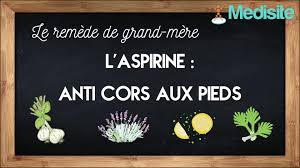 Si l'ampoule n'est pas percée, mettez du talc sur vos pieds. Remede De Grand Mere Anti Cors L Aspirine Video Dailymotion