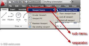 Go to each layout and unlock them (if they are not already). Customizing Autocad Placing Commands To Toolbar And Menu Cadnotes