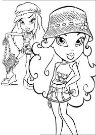 The moon and stars are no match for this spotted unicorn! Free Printable Bratz Coloring Pages For Kids