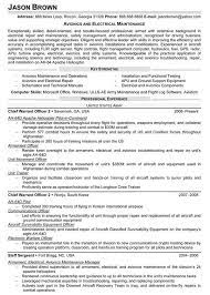 Avionics And Electrical Maintenance Resume Sample Resume Examples Cover Letter For Resume Resume Sample