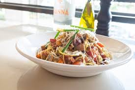 Transfer the butter sauce to a large pasta bowl. Angel Hair With Jumbo Shrimp Pasta With Basil Mint Extra Virgin Olive Oil Garlic White Wine Asparagus And Dried Red Pepper Picture Of Bravo Italian Restaurant Bar Jackson Tripadvisor