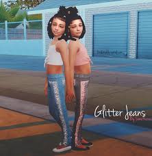 I had to cleanup my pc due to having my space run out but i have lost all of my mods for sims 4 in the process. Early Release Patreon Glitter Jeans For Children By Sims4nexus More Info Here Sims 4 Children Sims 4 Cc Kids Clothing Sims 4 Toddler