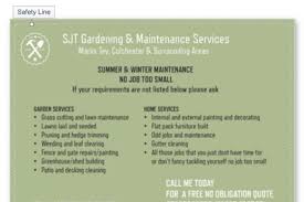 It means that all jobs have the same value. Gardener Handyman No Job Too Small Netmums
