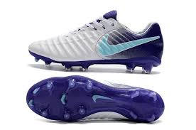 New Nike Tiempo Legend Vii Fg Kangaroo Boots White Purple Nike Cleats Soccer Cleats Nike Football Boots