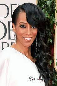 Modern Long Wavy Black African American Lace Wigs For Women Hair Styles Bridesmaid Hair Long Bride Hairstyles