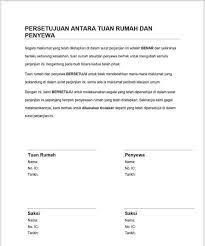 Pasal 10 perpanjangan sewa 1. Contoh Perjanjian Sewa Rumah