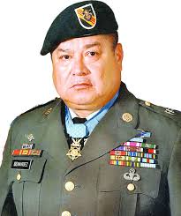 On this day 39 years ago, Master Sgt. Roy P. Benavidez was awarded the  Medal of Honor for conspicuous gallantry and intrepidity in action at the  risk of life above and beyond