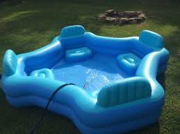 We recommend an inflatables pump, such as a pump designed for filling air mattresses, for inflating the pool. Inflatable Lounge Chair Pool Family Lounge Pool Pool Lounge Diy Swimming Pool