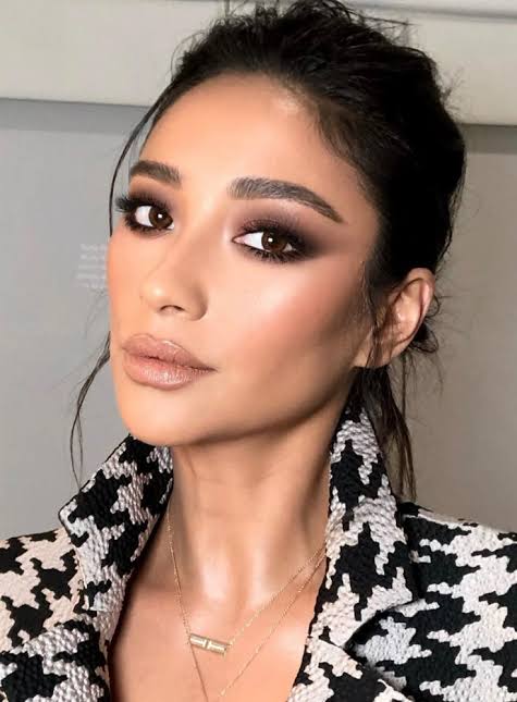 Black and brown eyeshadow Smokey eye makeup look with nude lipstick 🔥🔥🔥