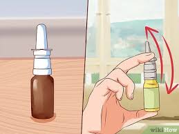 Blow your nose gently to make sure your nostrils are as clear as possible. 3 Ways To Use Nasal Spray Wikihow