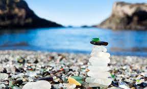 Glass beach is conveniently located in town and has parking. Glass Beach California Worldatlas