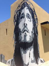 Jesus Mural Downtown La Church Art Street Art Street Art Graffiti