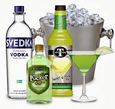 Gift Basket Experts Appletini Cocktail Gift Cocktail Gifts Fruity Vodka Drinks Mixed Drinks Gifts