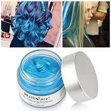 Hailicare Blue Hair Wax 4 23 Oz Professional Hair Pomades Natural Matte Hairstyle Max For Men Women Blue Blue Hair Wax Hair Pomade Hair Wax