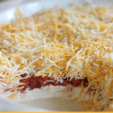 Layered Nacho Dip Recipe Yummly Recipe Nacho Dip Layered Nacho Dip Nachos Dip Recipe