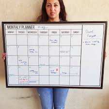 Dry Erase Calendar Whiteboard Colorful Magnetic White Board Calendar 36 X 24 Inch Framed Monthly In 2020 Dry Erase Calendar Magnetic White Board Whiteboard Calendar
