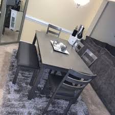 Bridson Dining Table And Chairs With Bench Set Of 6 In 2020 Dining Table Chairs Table And Chairs Transitional Dining Tables