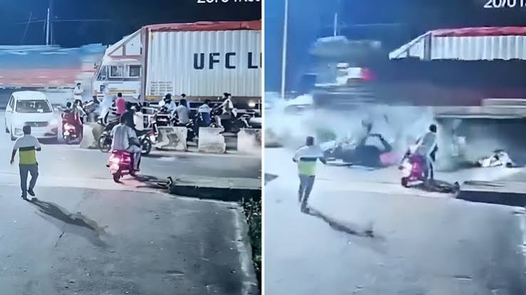 3 Killed After Truck Rams Vehicles on National Highway In Odisha | CCTV Captures Horrific Accident | Asianet Newsable