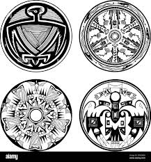 Ancient Native American Symbols Set Stock Vector Image & Art - Alamy